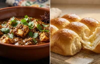 Paneer Xacuti with Ladi Pav