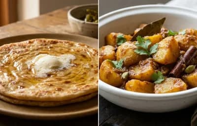 Paratha with Aloo Kasa