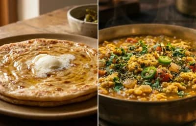 Paratha with Anda Torka