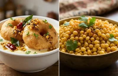 Perugu Vada with Boondi