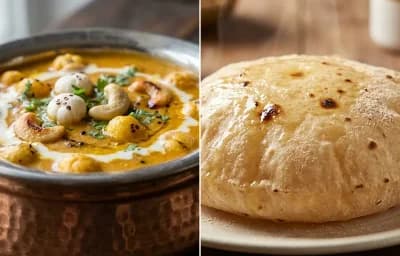 Phool Makhana Curry with Phulka