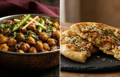 Pindi Chole with Amritsari Kulcha