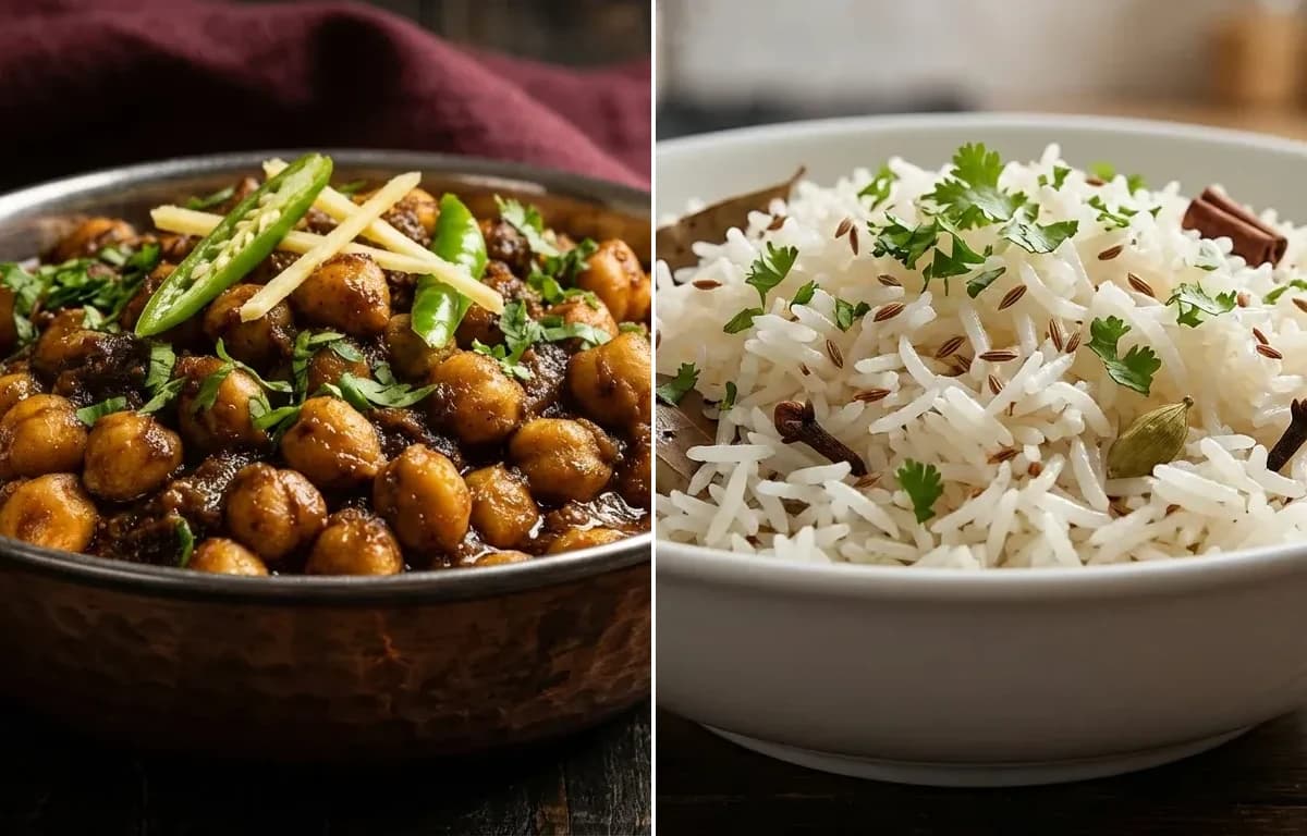 Pindi Chole with Jeera Rice