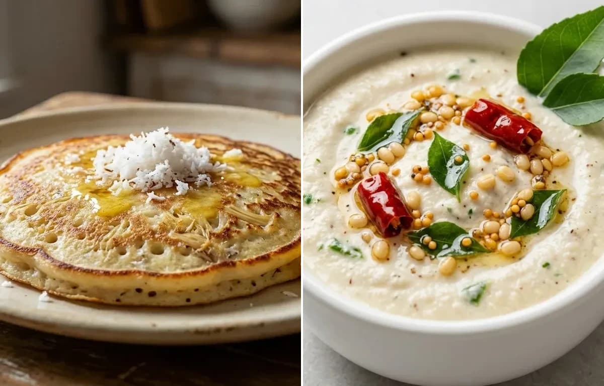 Ponsa Polo with Coconut Chutney