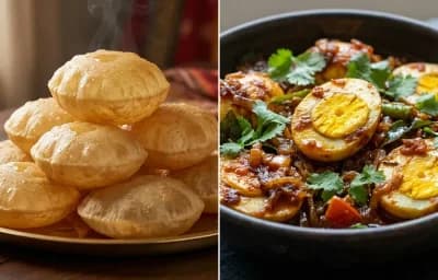 Poori with Kodi Guddu Iguru