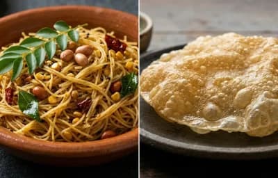 Puli Sevai with Appalam