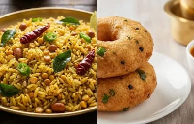 Pulihora with Medu Vada