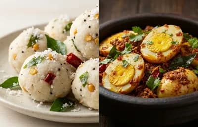Pundi Gatti with Mangalorean Egg Sukka