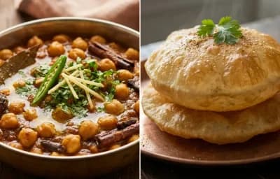 Punjabi Chole Masala with Bhature