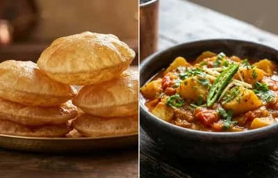 Puri with Aloo Tarkari