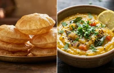 Puri with Bombay Chutney