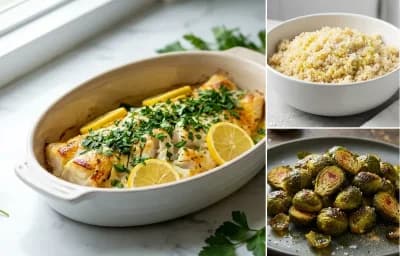 Quinoa with Roasted Brussels Sprouts