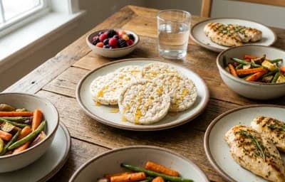 Rice Cakes with Honey