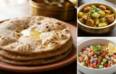 Roti with Lau Ghanta