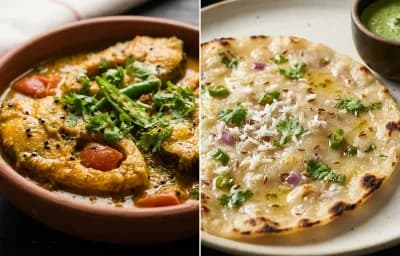 Sarso Machli with Rice Roti