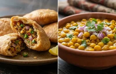 Sattu Kachori with Ghugni