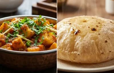 Seyal Aloo with Phulka