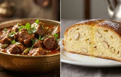 Seyal Mutton with Parsi Dabroti