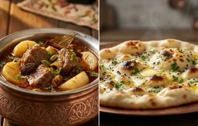 Shab Deg with Butter Naan