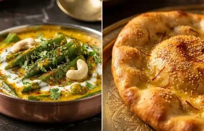 Shahi Bhindi with Taftan