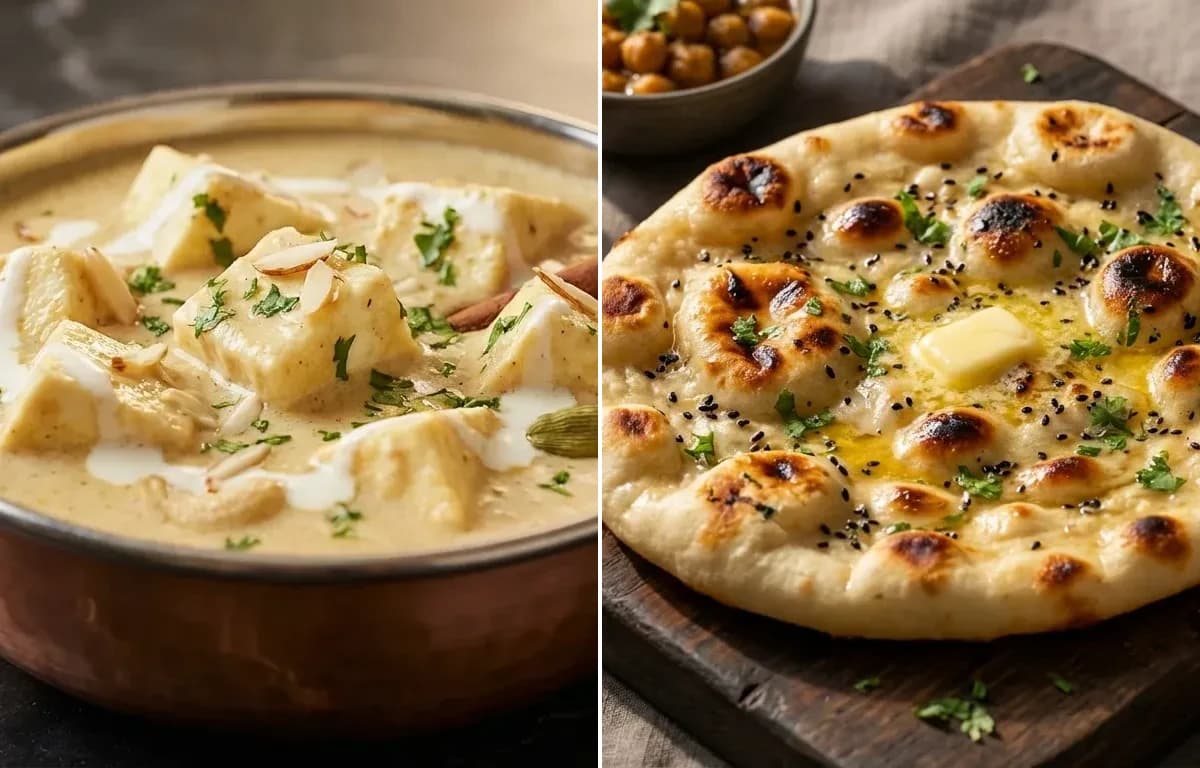 Shahi Paneer with Kulcha