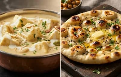 Shahi Paneer with Kulcha