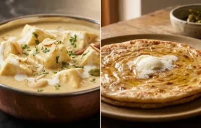 Shahi Paneer with Paratha