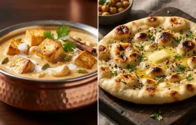 Shahi Tofu with Kulcha