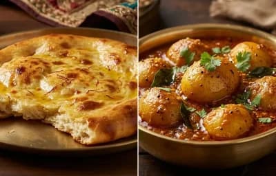 Sheermal with Aloo ka Salan
