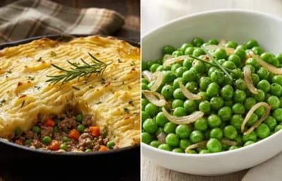 Shepherd's Pie with Buttered Peas