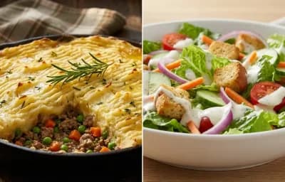 Shepherd's Pie with Side Salad