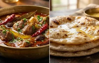 Shikari Maas with Chapati