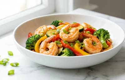 Shrimp and Vegetable Stir Fry