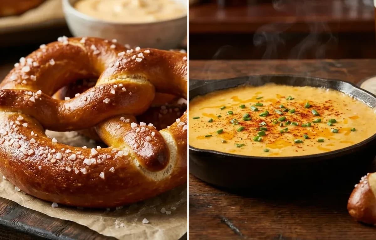 Soft Pretzels with Beer Cheese Dip