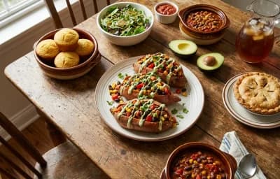 Stuffed Sweet Potatoes