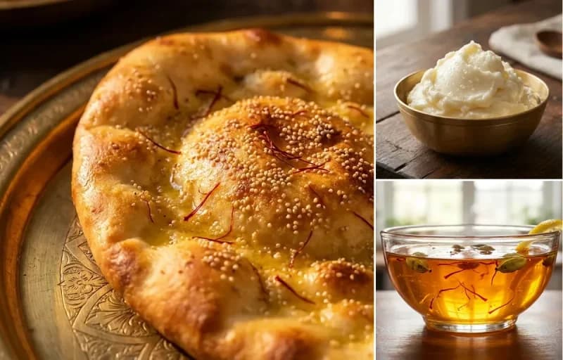 Taftan, White Butter and Chashni