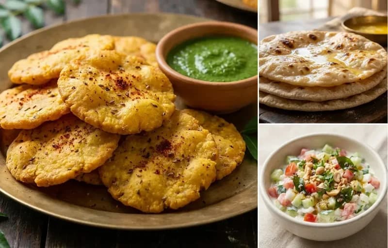 Tallele Thanthi, Chapati and Koshimbir