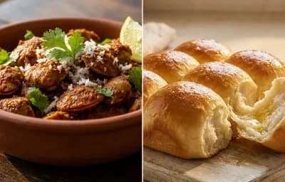 Teesryo Sukka with Ladi Pav