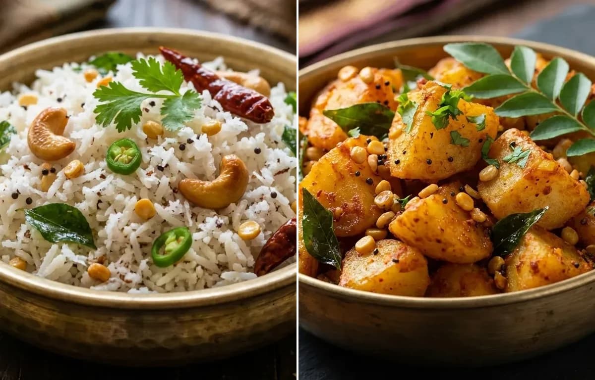 Thengai Sadam with Urulai Kara Kari
