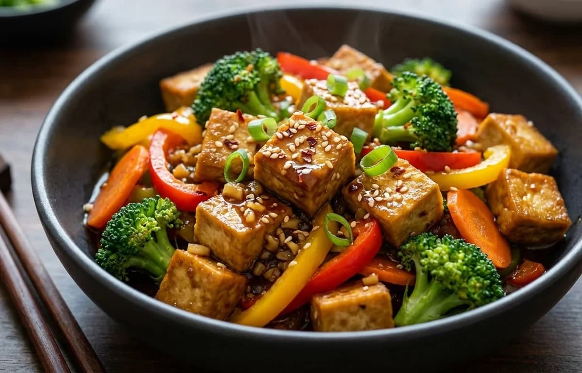 Tofu Stir-fry with Quinoa