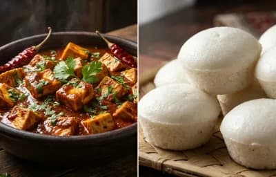 Tofu Vindaloo with Goan Sannas
