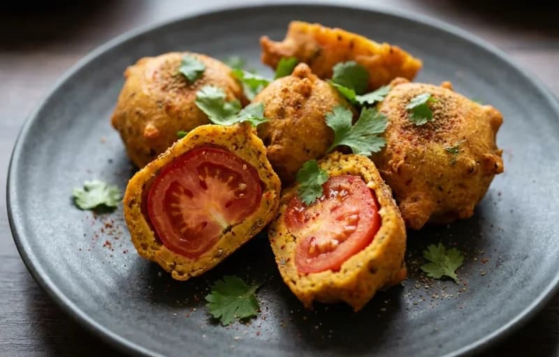 Tomato Bhajiye