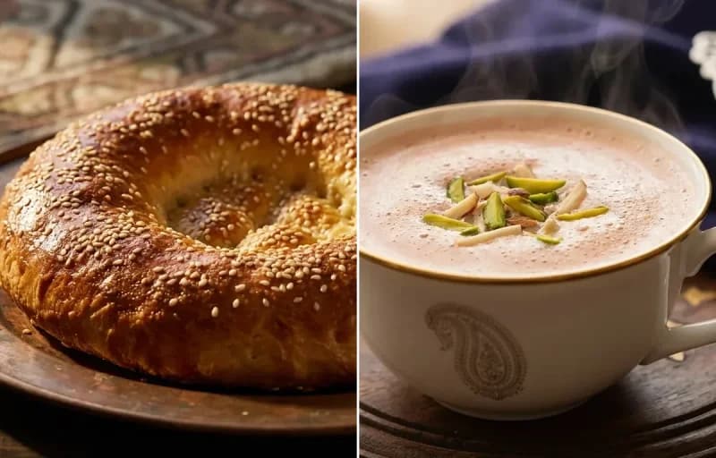 Tsochwor Bread with Noon Chai