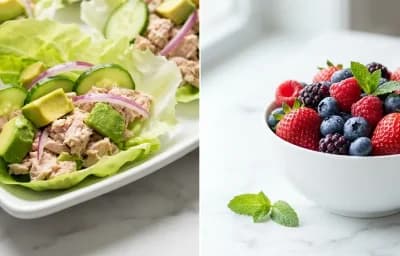 Tuna and Avocado Lettuce Wraps