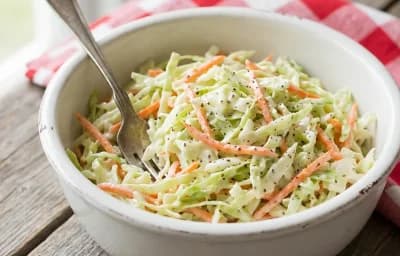 Turkey Pasta with Coleslaw
