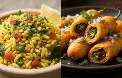 Uggani with Mirapakaya Bajji