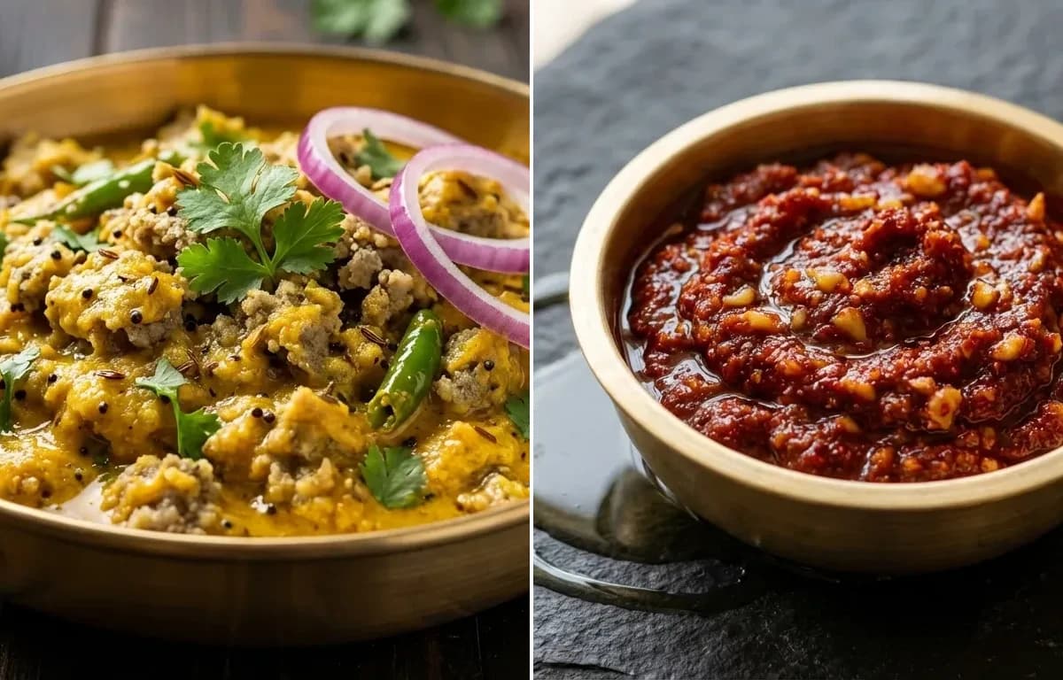 Vagharelo Rotlo with Lasan ni Chutney