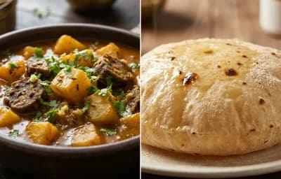Varyunwari Patata with Phulka