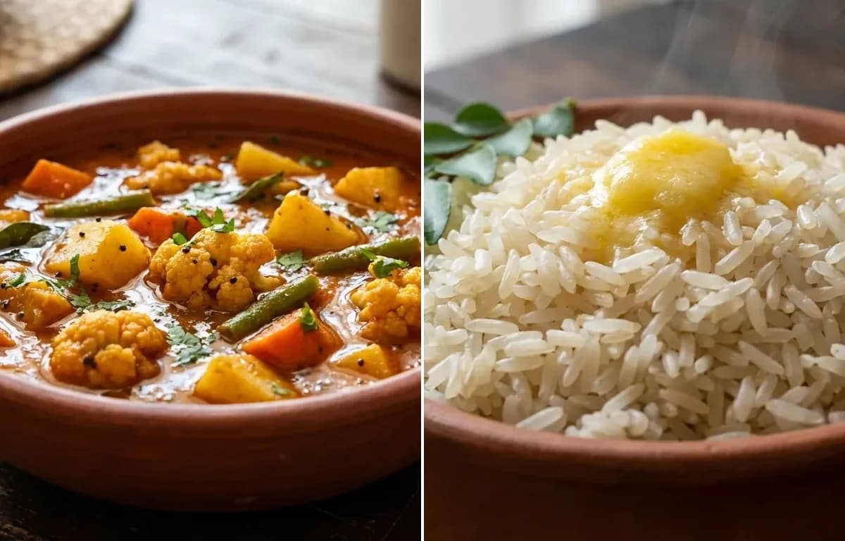 Vegetable Ambot Tik with Ukda Tandul