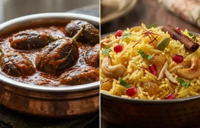 Wangan Hachi with Kashmiri Pulao